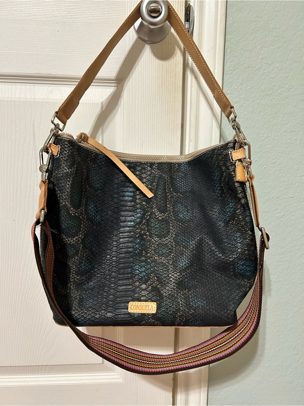 Consuela the rattler crossbody bag